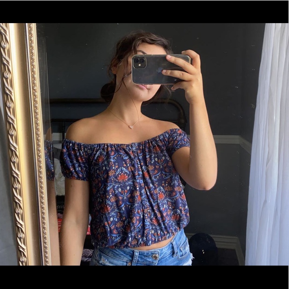 off the shoulder shirt